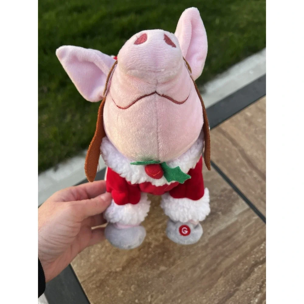 Gemmy Animated Christmas Pig Dances‎ And Sings 